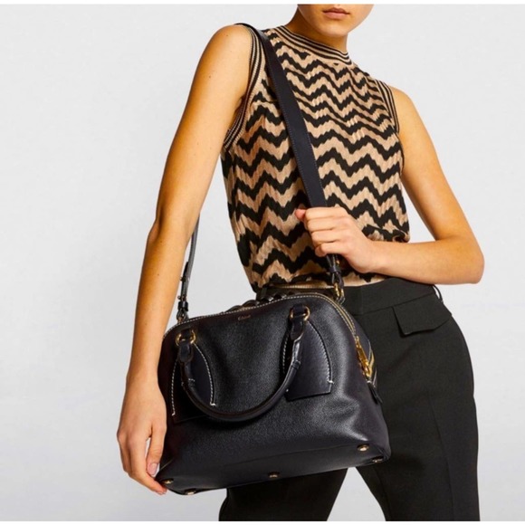 Excellent Condition Medium Chloe Daria Day Bag w/ See by Chloe Star Charm - Picture 2 of 7